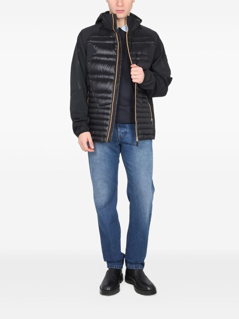 BOSS hooded quilted down jacket outlook