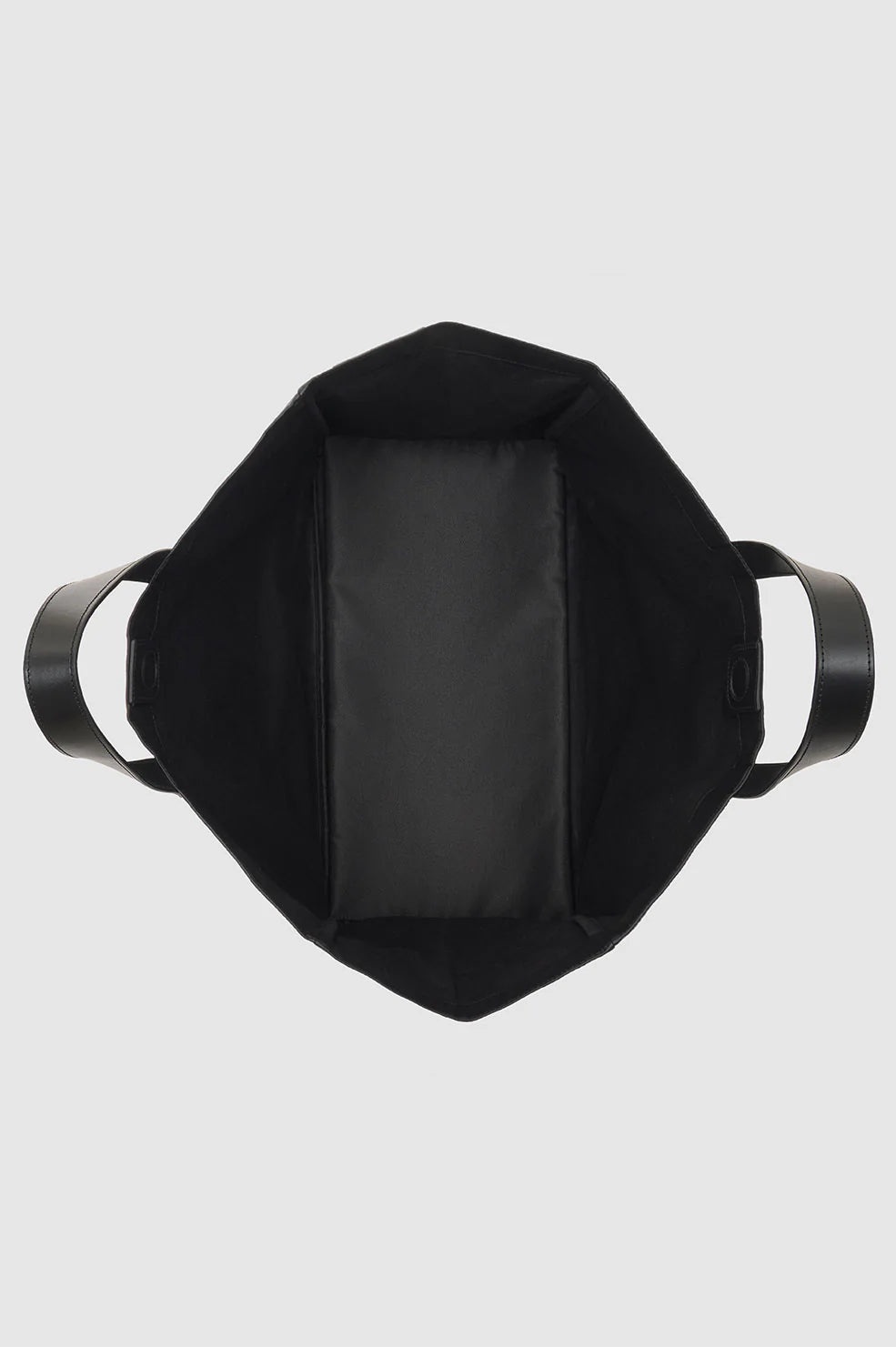 Large Rio Tote - Black Recycled Leather - 4