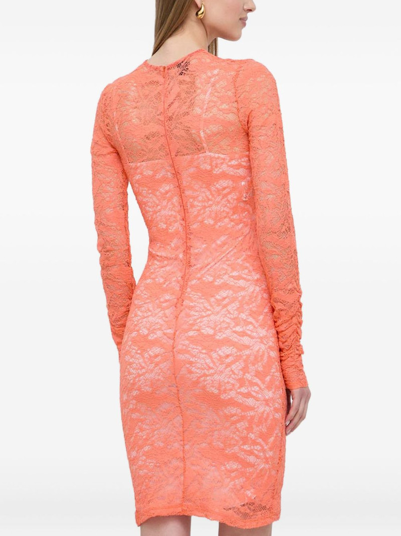 lace long-sleeve mini dress 4