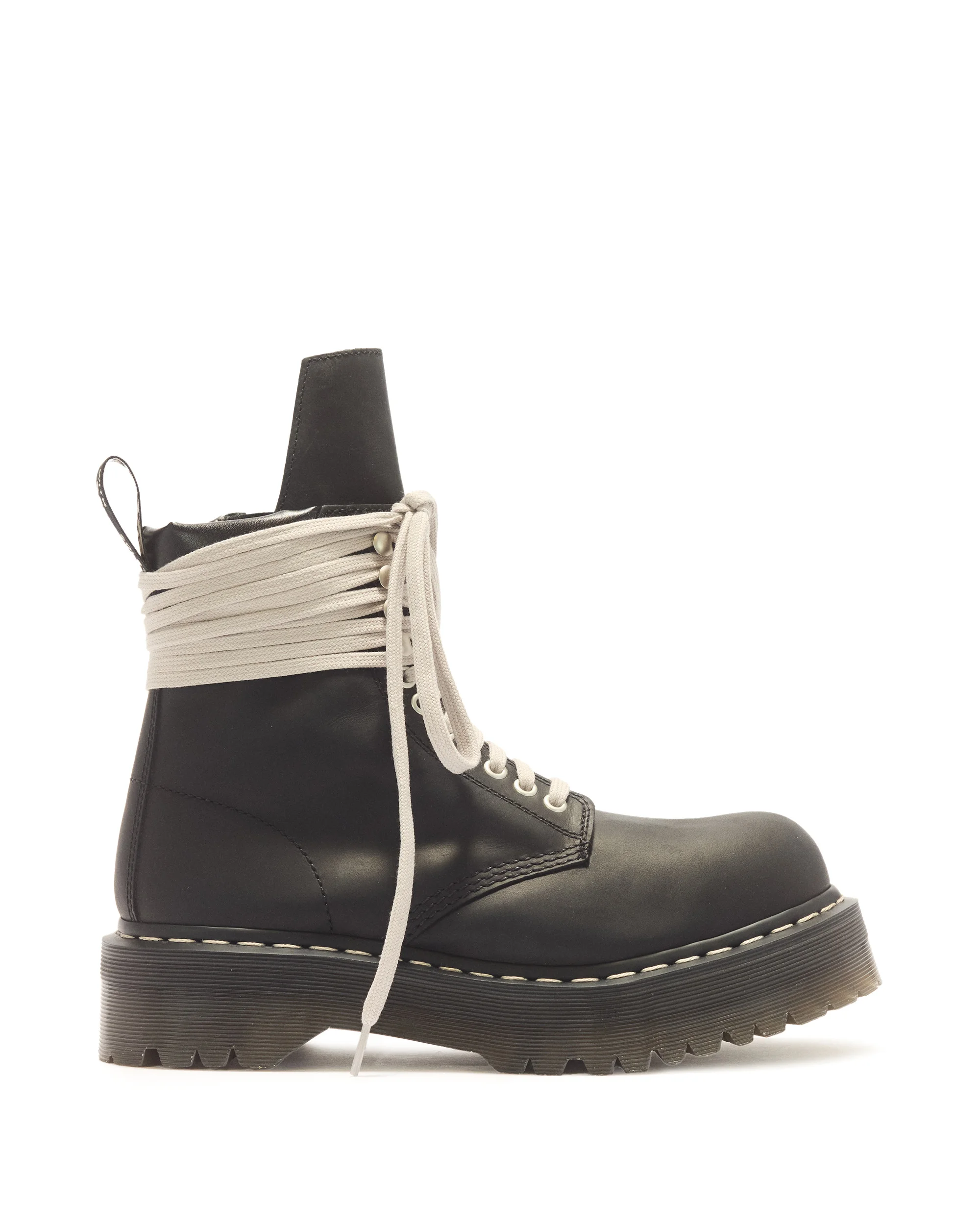RICK OWENS STEEL TOE BOOTS - 1