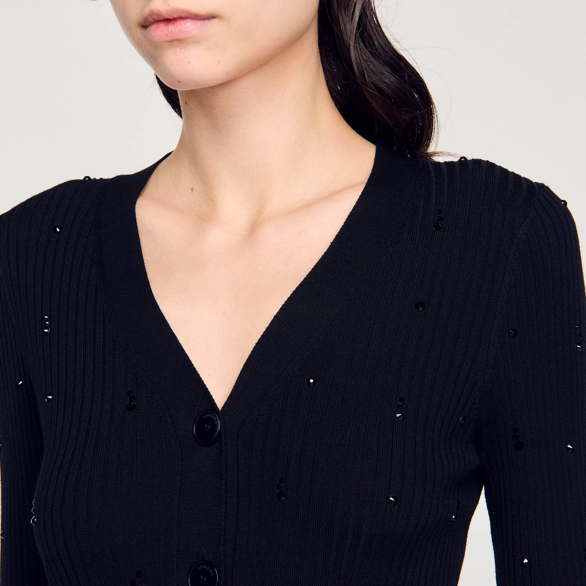 RHINESTONE CARDIGAN - 4