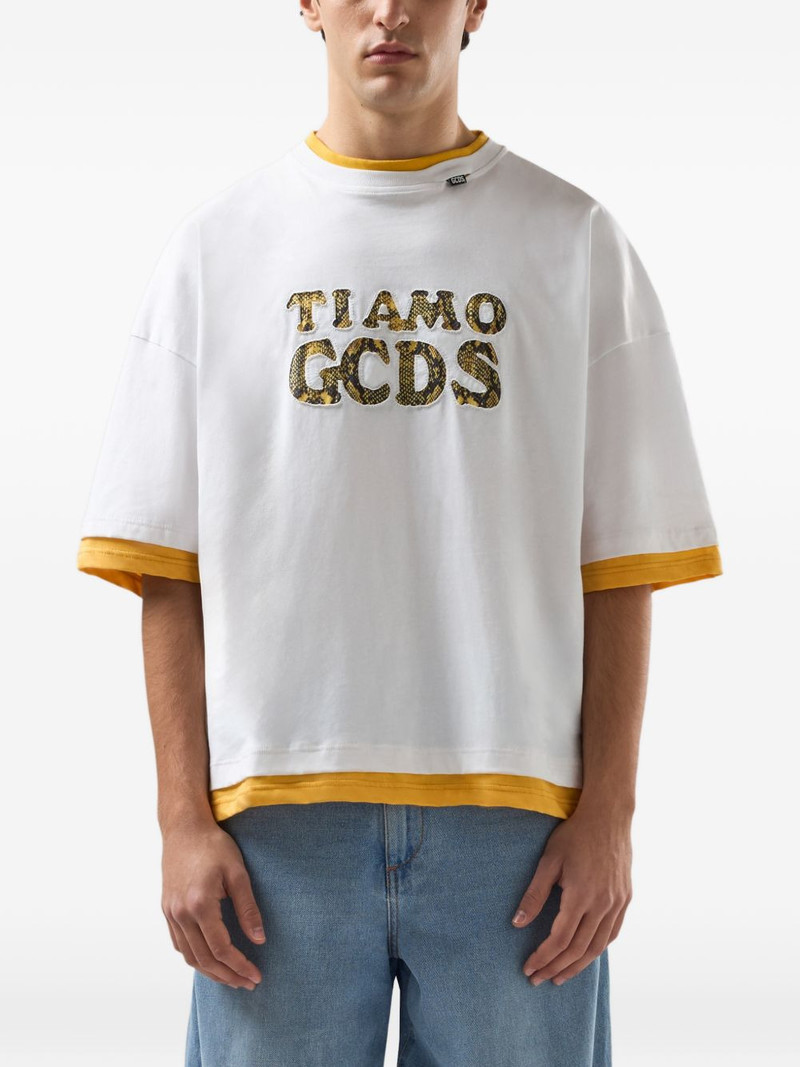 graphic crew-neck T-shirt 3