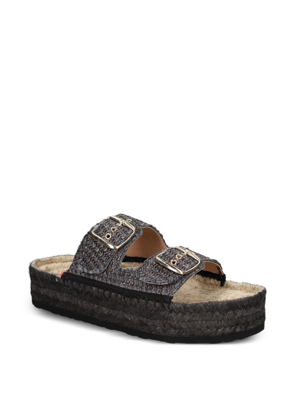 double-buckle espadrilles - 2