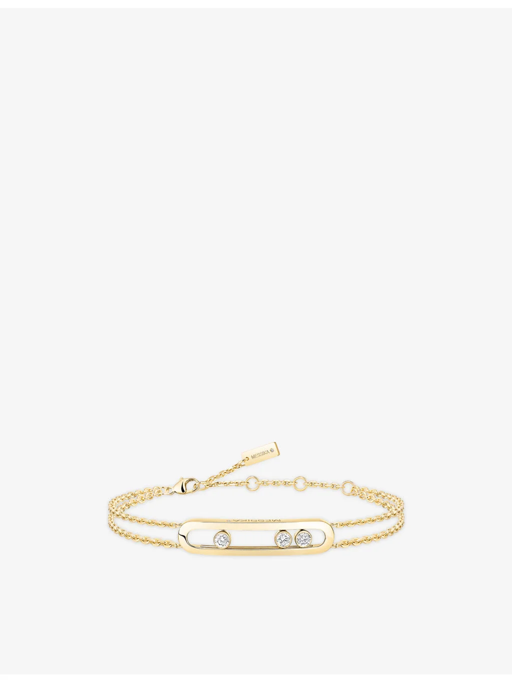 Move 18ct yellow-gold and diamond bracelet - 1