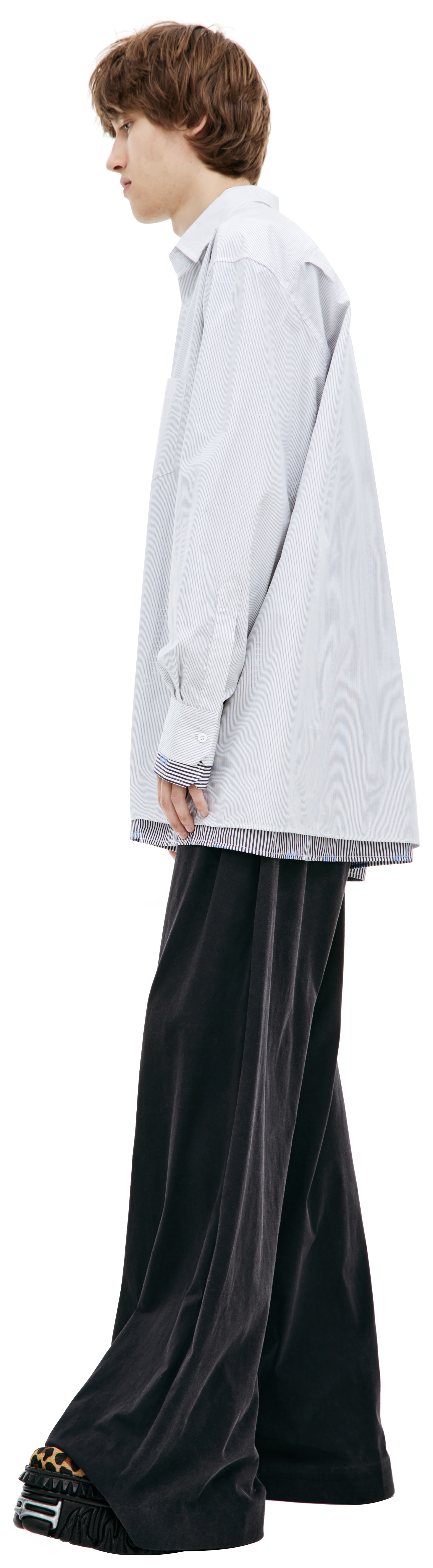 TWO-LAYER STRIPED SHIRT - 2