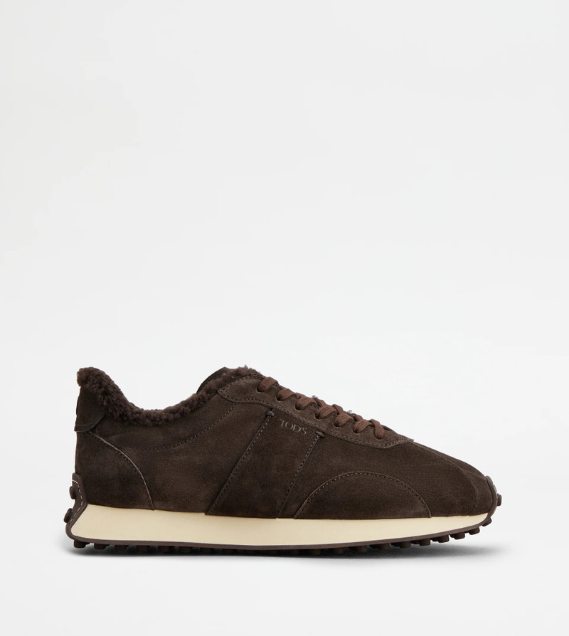 T VINTAGE SNEAKERS IN SUEDE - BROWN 1