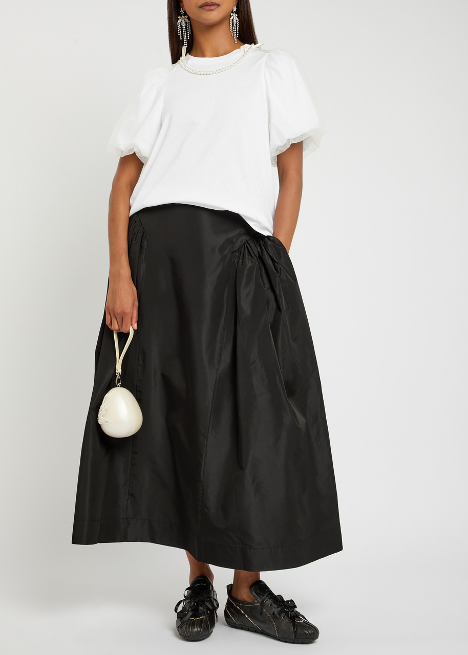 Simone Rocha Hip Detail Bind Shell Midi Skirt - 4