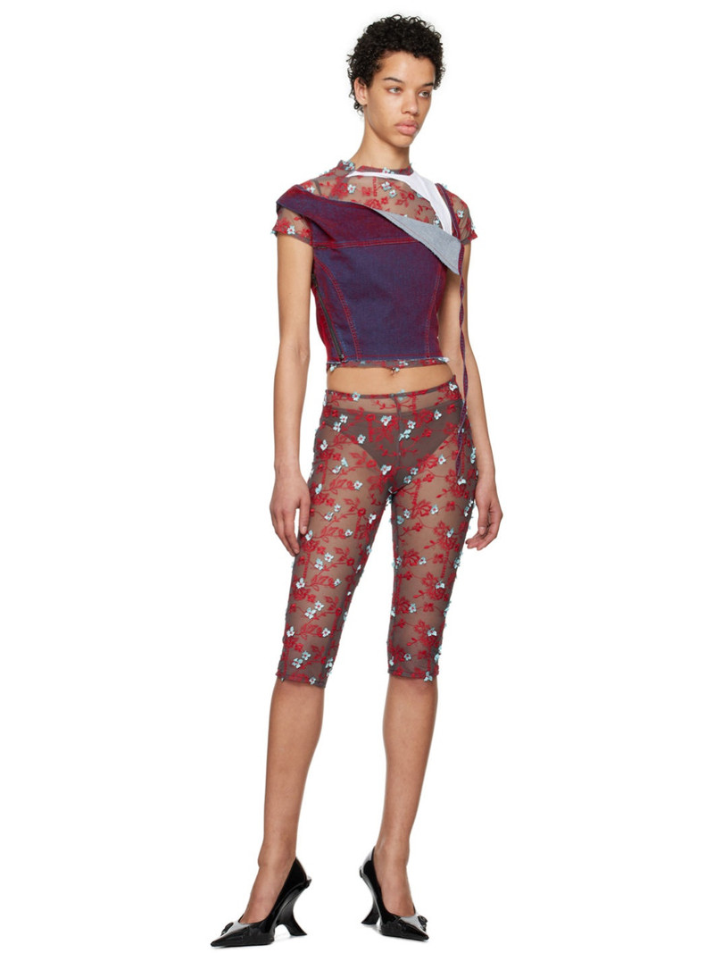 OTTOLINGER Red Floral Shorts outlook