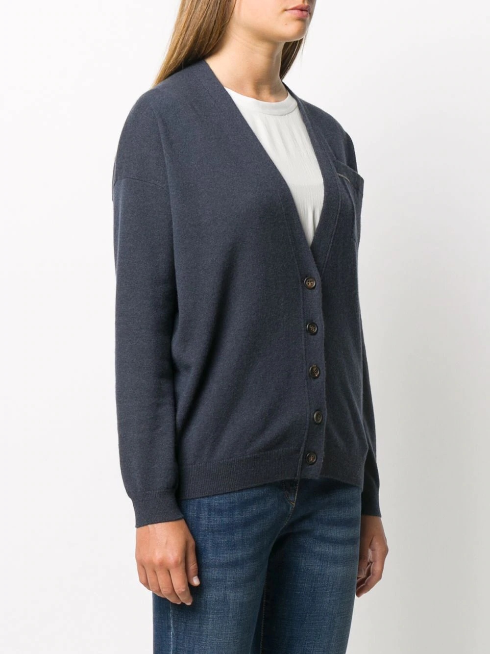 cashmere slouched cardigan - 3