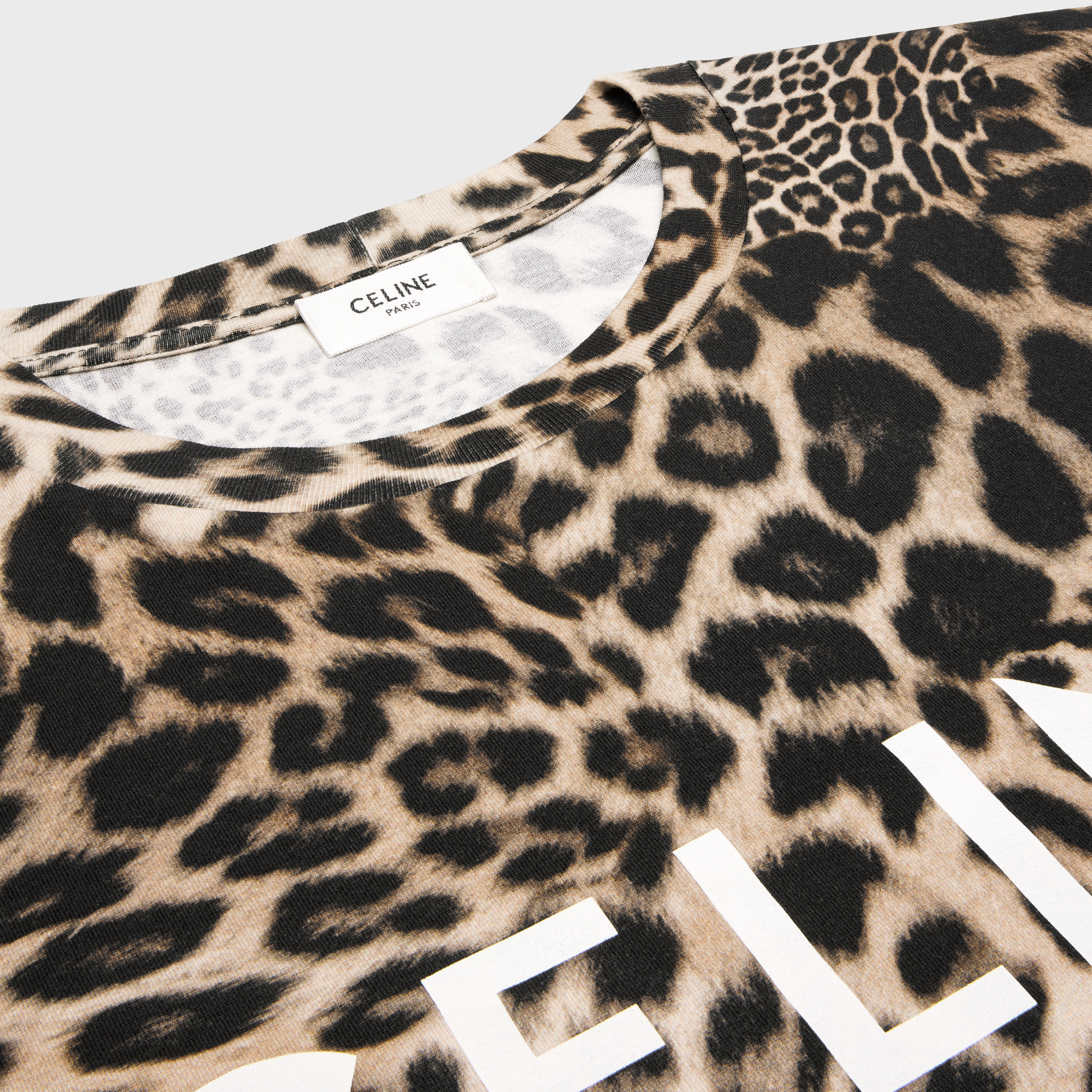 celine loose T-shirt in cotton jersey - 3