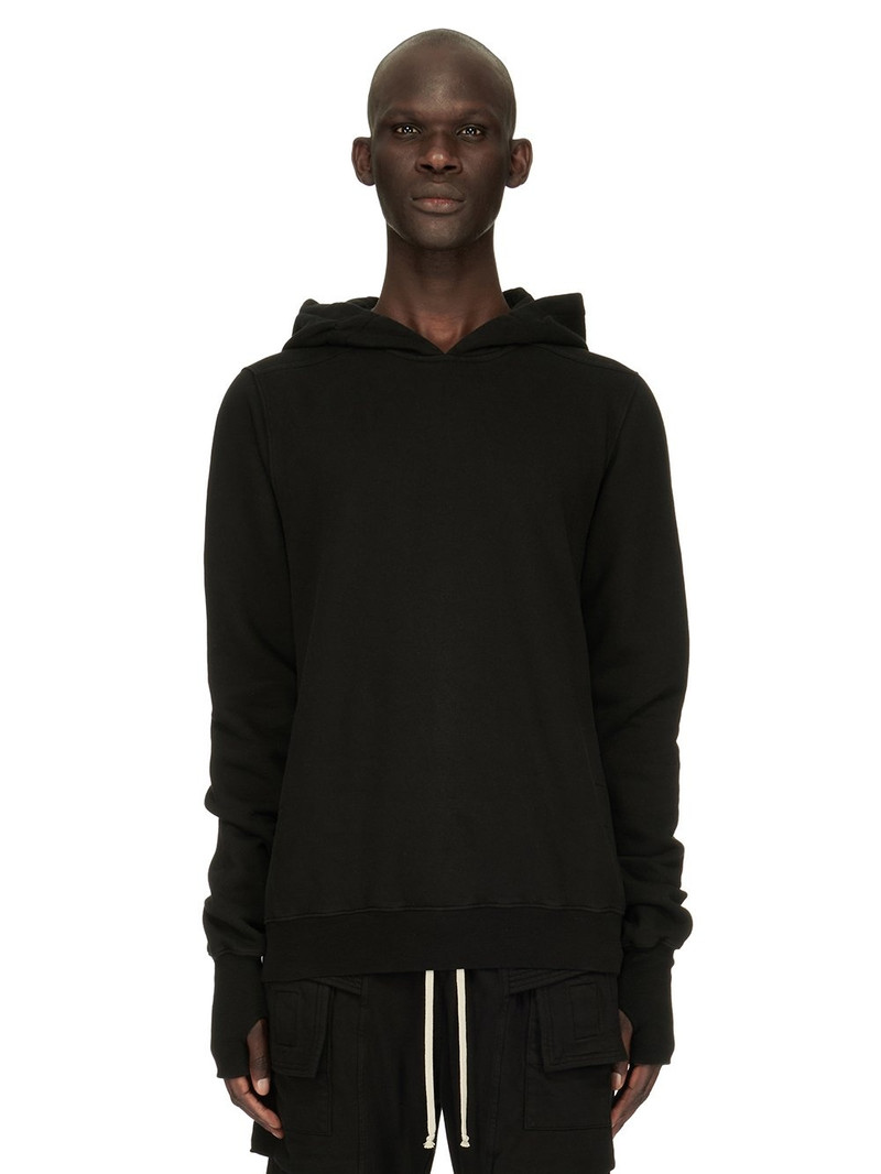 RICK OWENS DRKSHDW Gauntlet Knit Hoodie Black 1