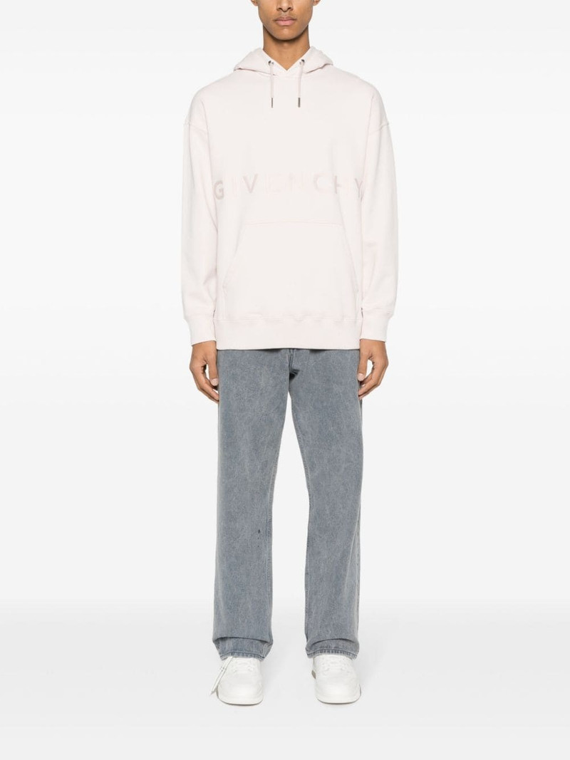 Givenchy logo-print cotton hoodie outlook