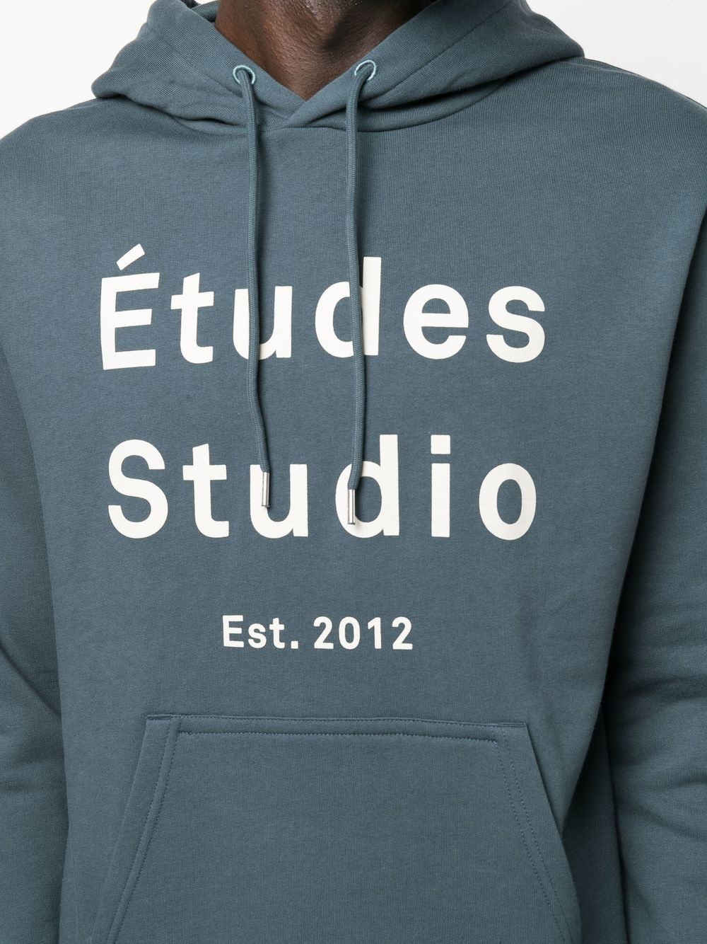 Studio logo-print pullover hoodie - 5