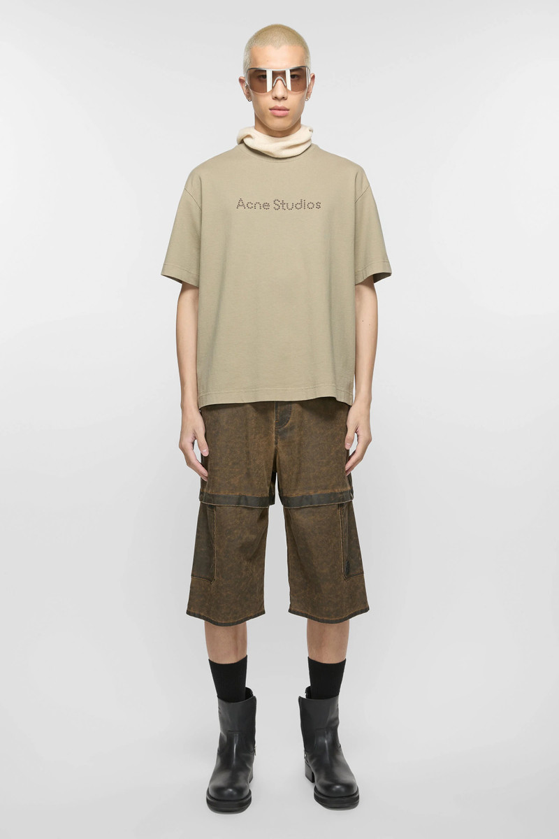 Acne Studios Leather waxed boots - Black outlook