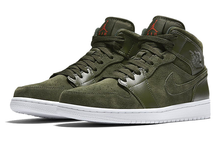 Air Jordan 1 Mid 'Sequoia Max Orange' 554724-302 - 3