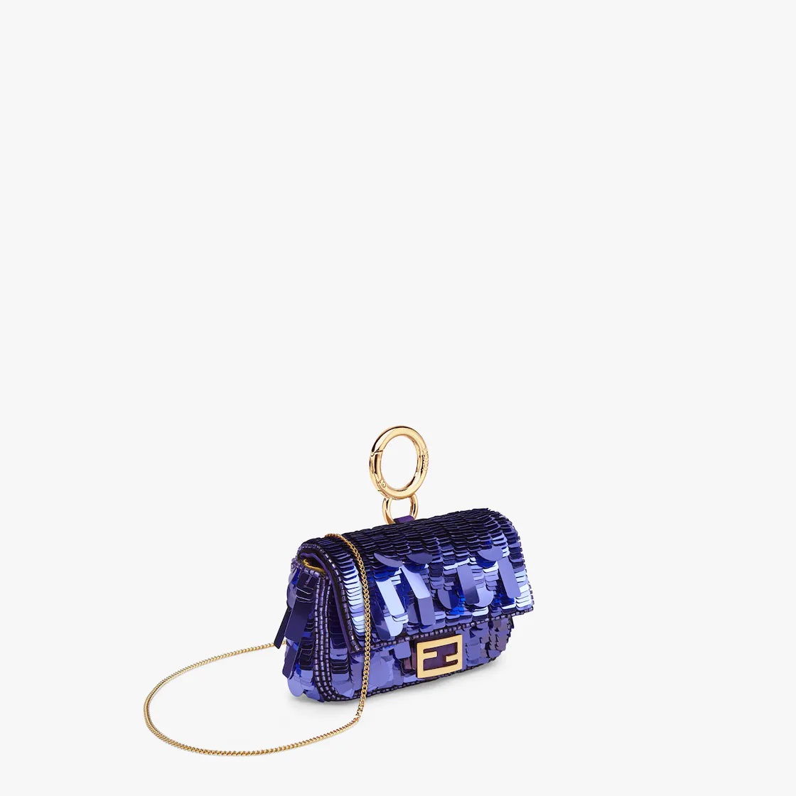 Purple sequin charm - 2