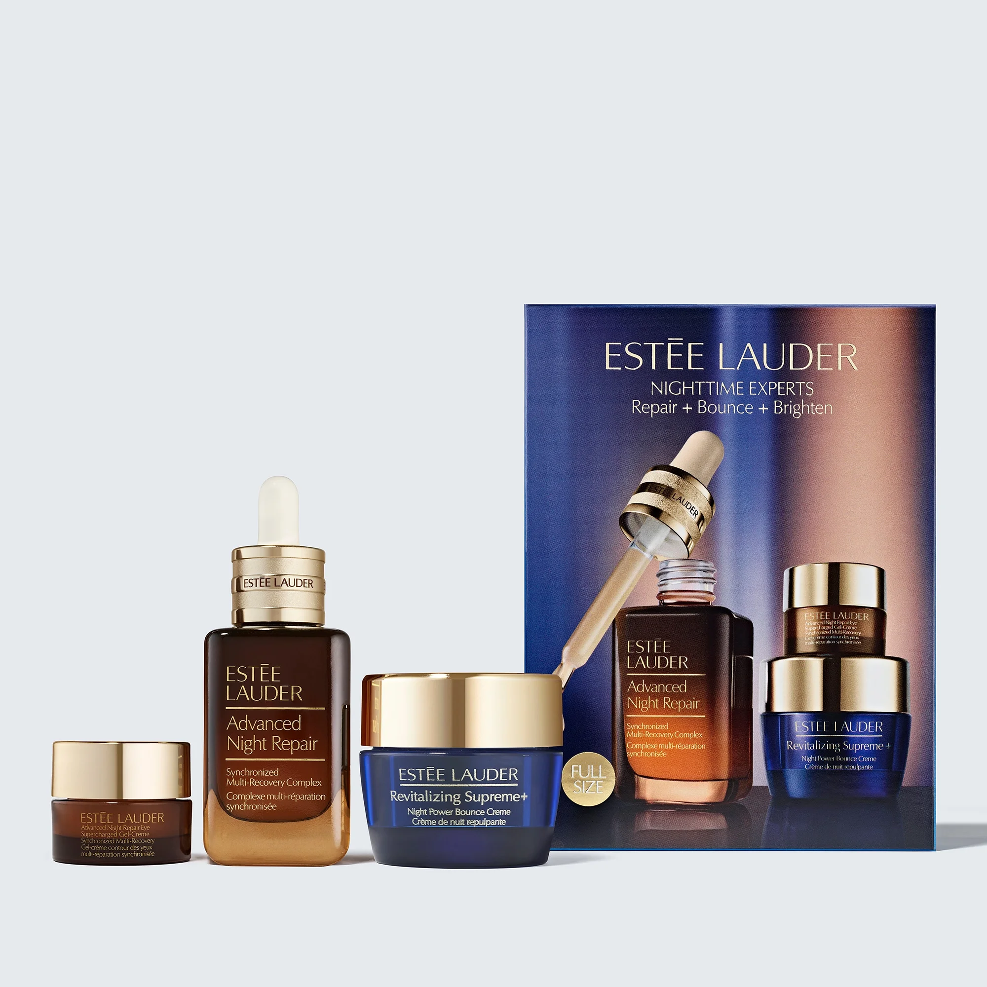 Nighttime Experts Skincare Gift Set Repair + Bounce + Brighten - 1