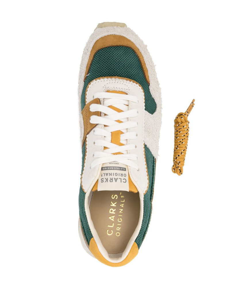 colour-block low-top sneakers 4