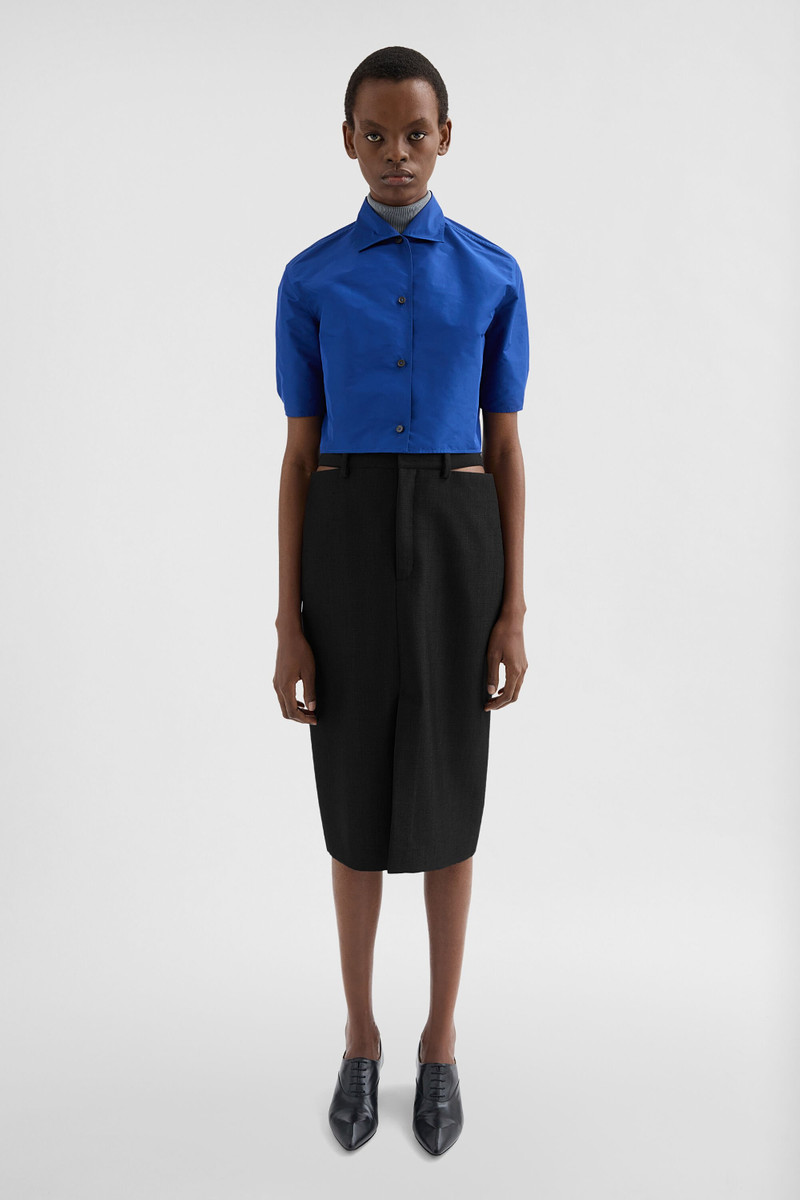 Jil Sander Technical Faille Shirt outlook