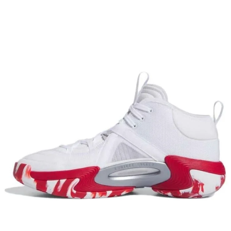 (WMNS) adidas Exhibit Select Mid 'White Team Power Red' IE9327 - 1