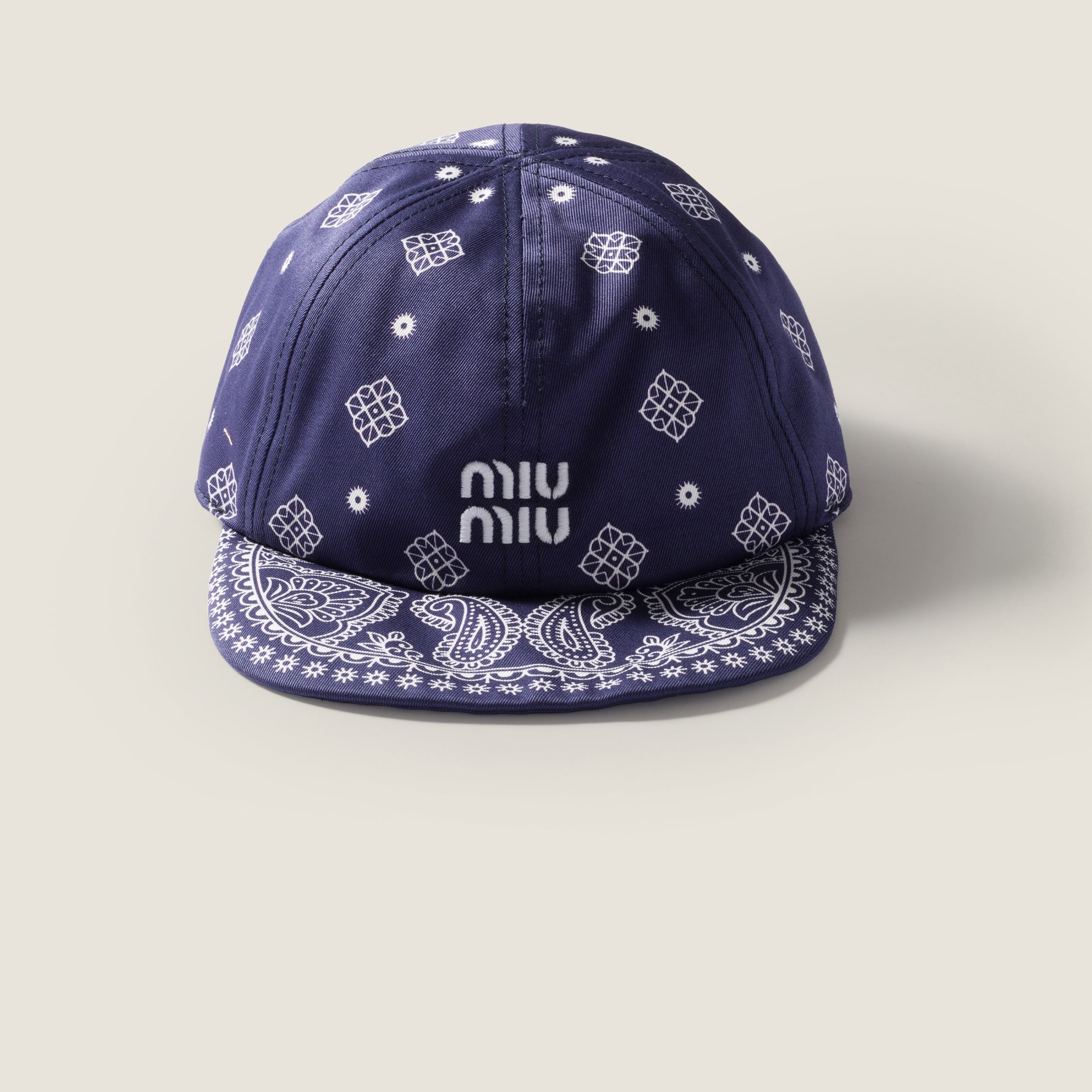 Printed cotton baseball cap - 3