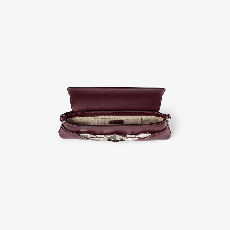 Diamond Shoulder East-West S
Garnet Calf Leather Shoulder Bag 6