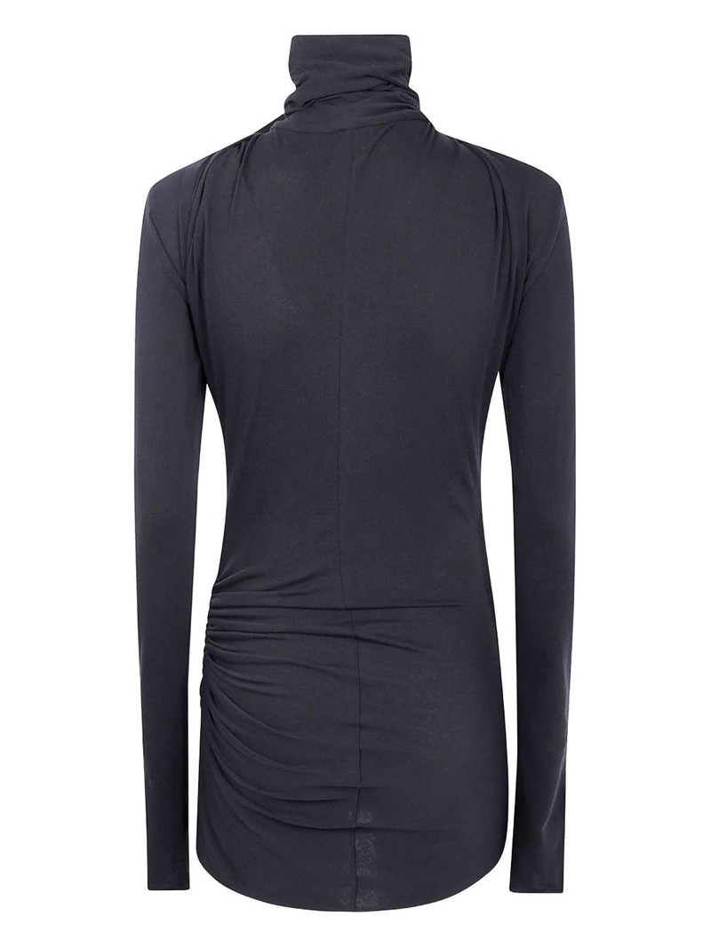 entire studios turtleneck draped top outlook