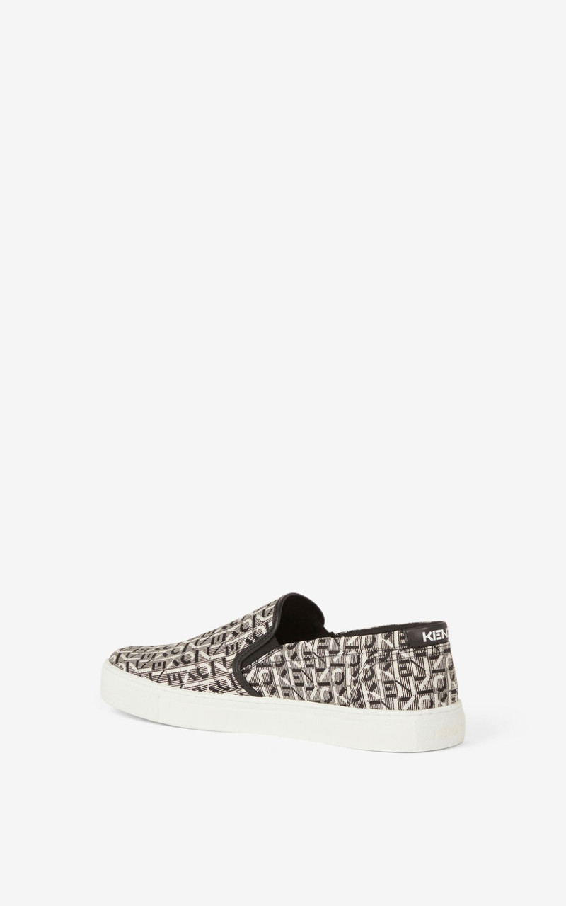 KENZO K-Skate Monogram laceless trainers outlook