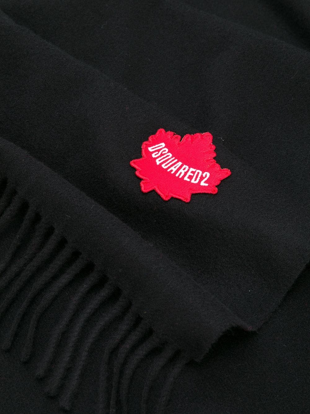 embroidered logo scarf - 3