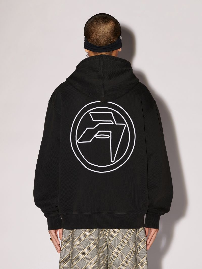 Amblem Zip Up Hoodie 4