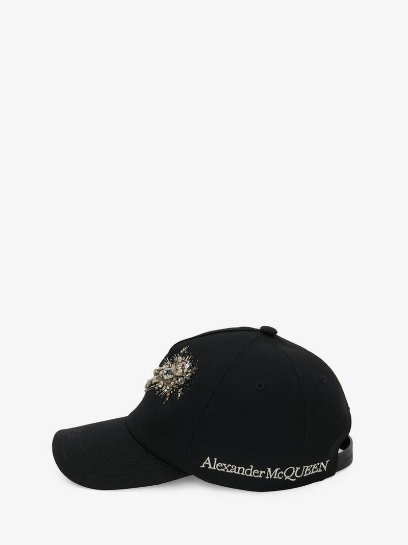 Men's Astral Jewel Embroidery Baseball Cap in Black 1
