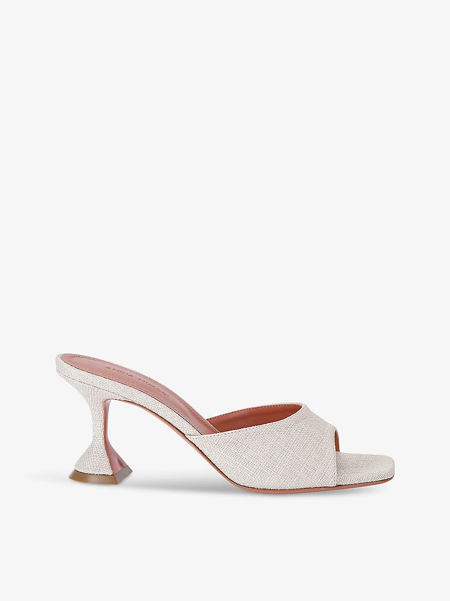 Lupita 70 canvas heeled mules - 1