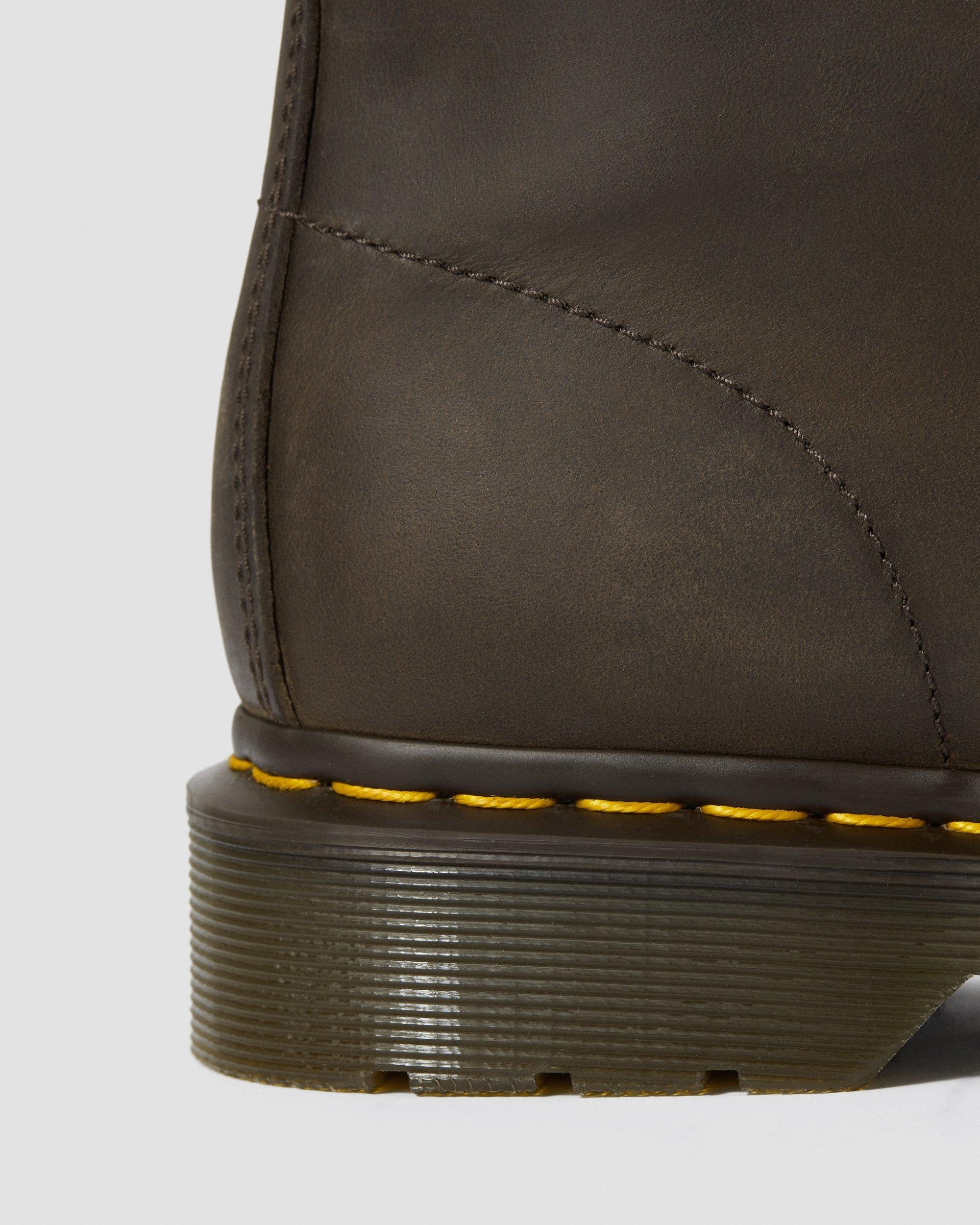 1460 Crazy Horse Leather Lace Up Boots - 5