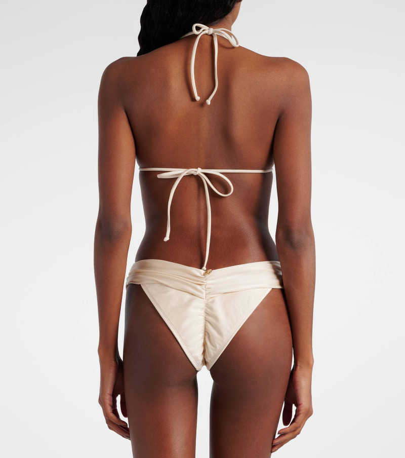 Jasmin ruched triangle bikini top 3