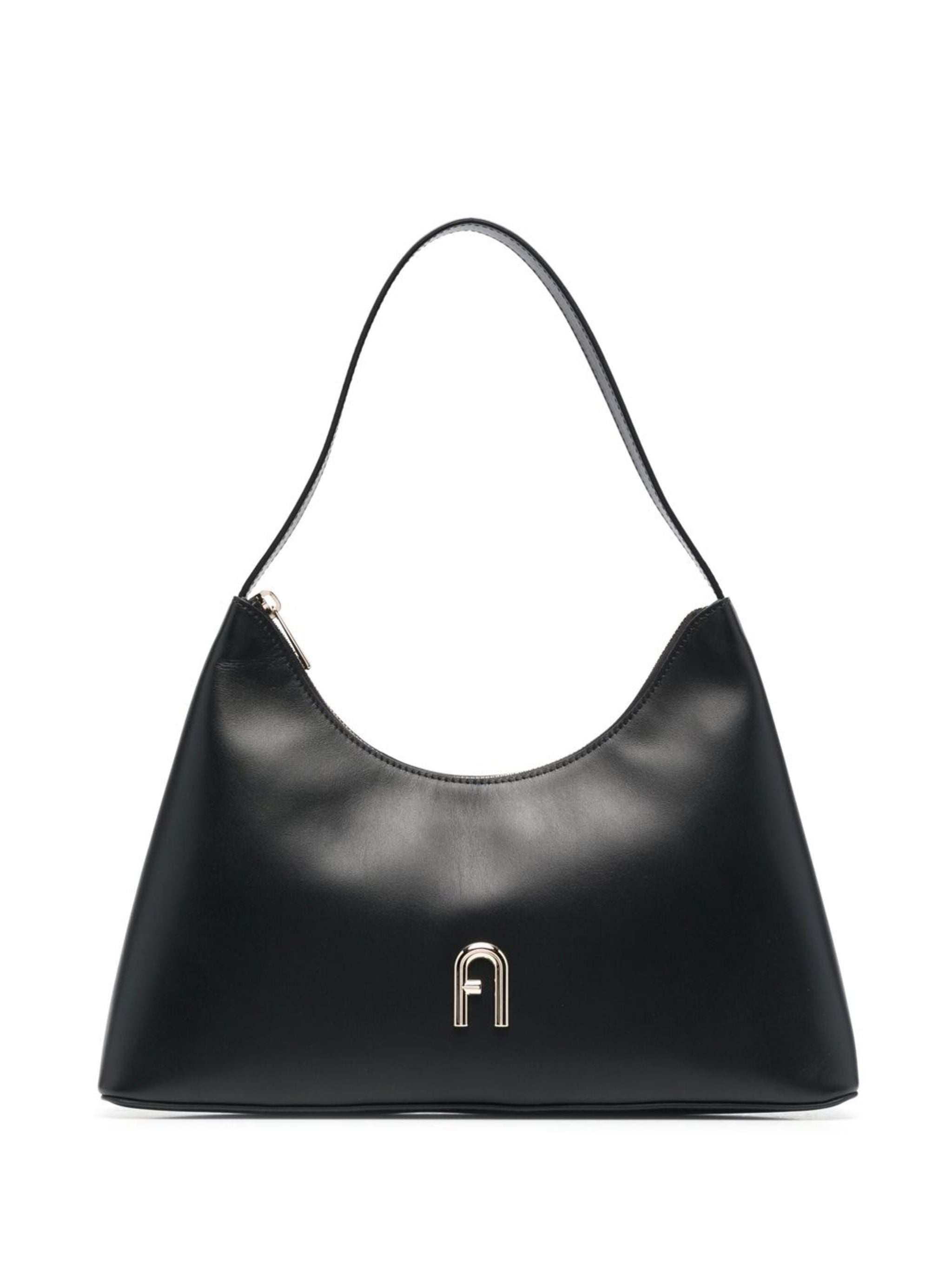 Furla Logo-plaque Leather Shoulder Bag - 1
