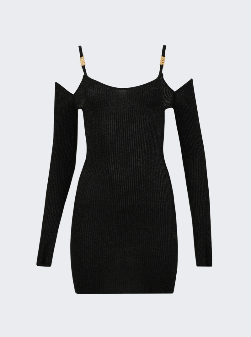 Lurex Knit Mini Dress - 1