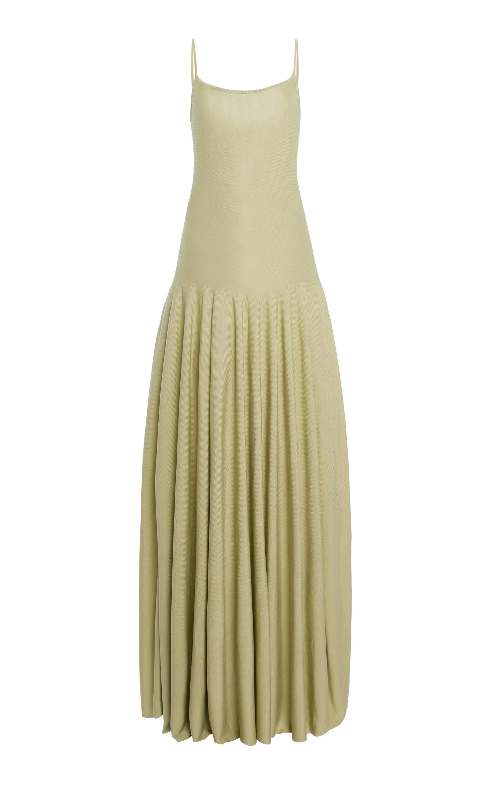 Eden Pleated Maxi Dress green - 1