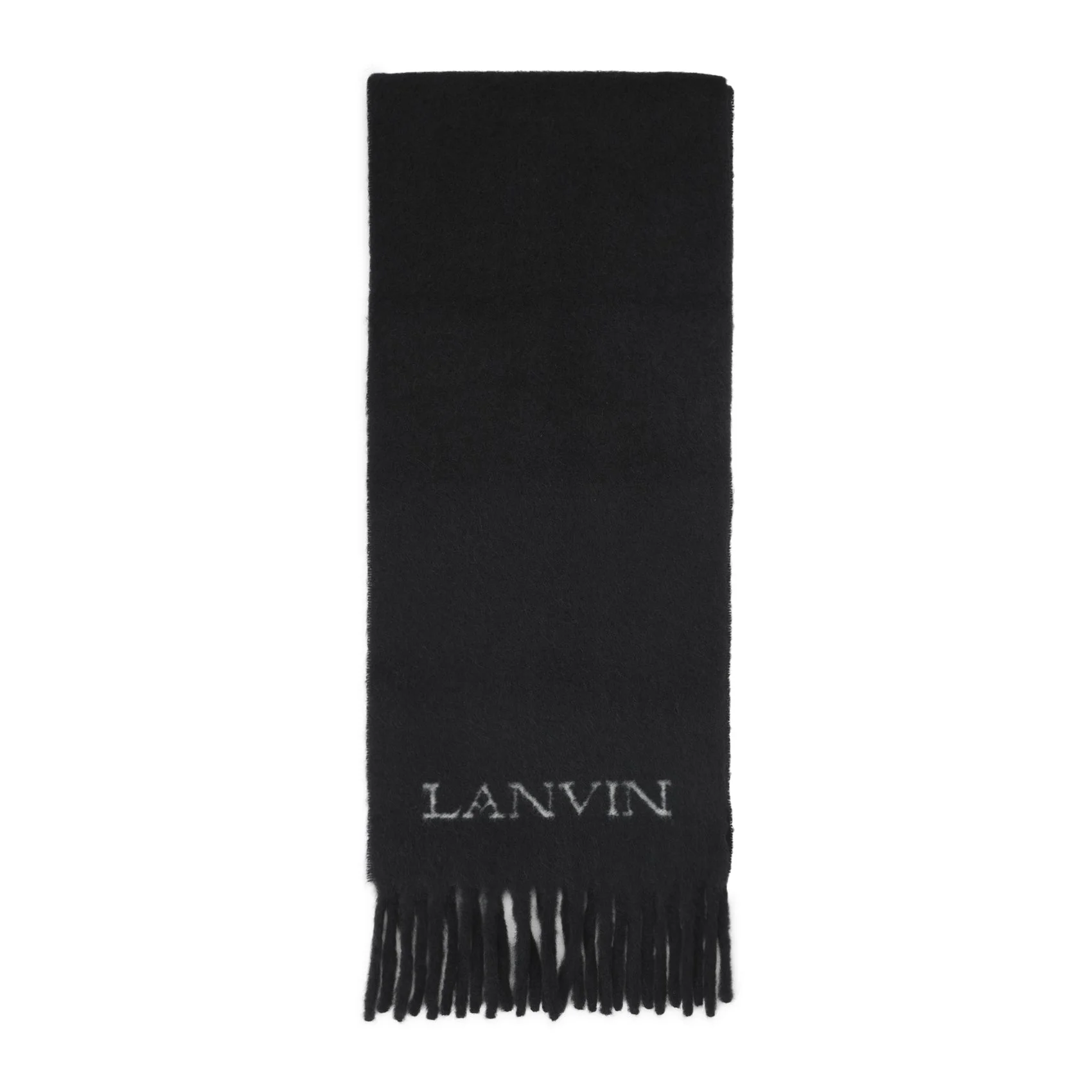 Lanvin Woven Alpaca Scarf Men - 1