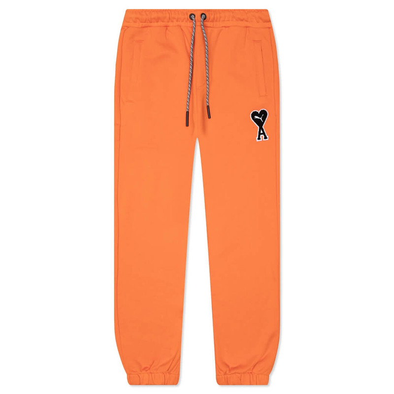 PUMA X AMI SWEATPANTS - JAFFA ORANGE - 1