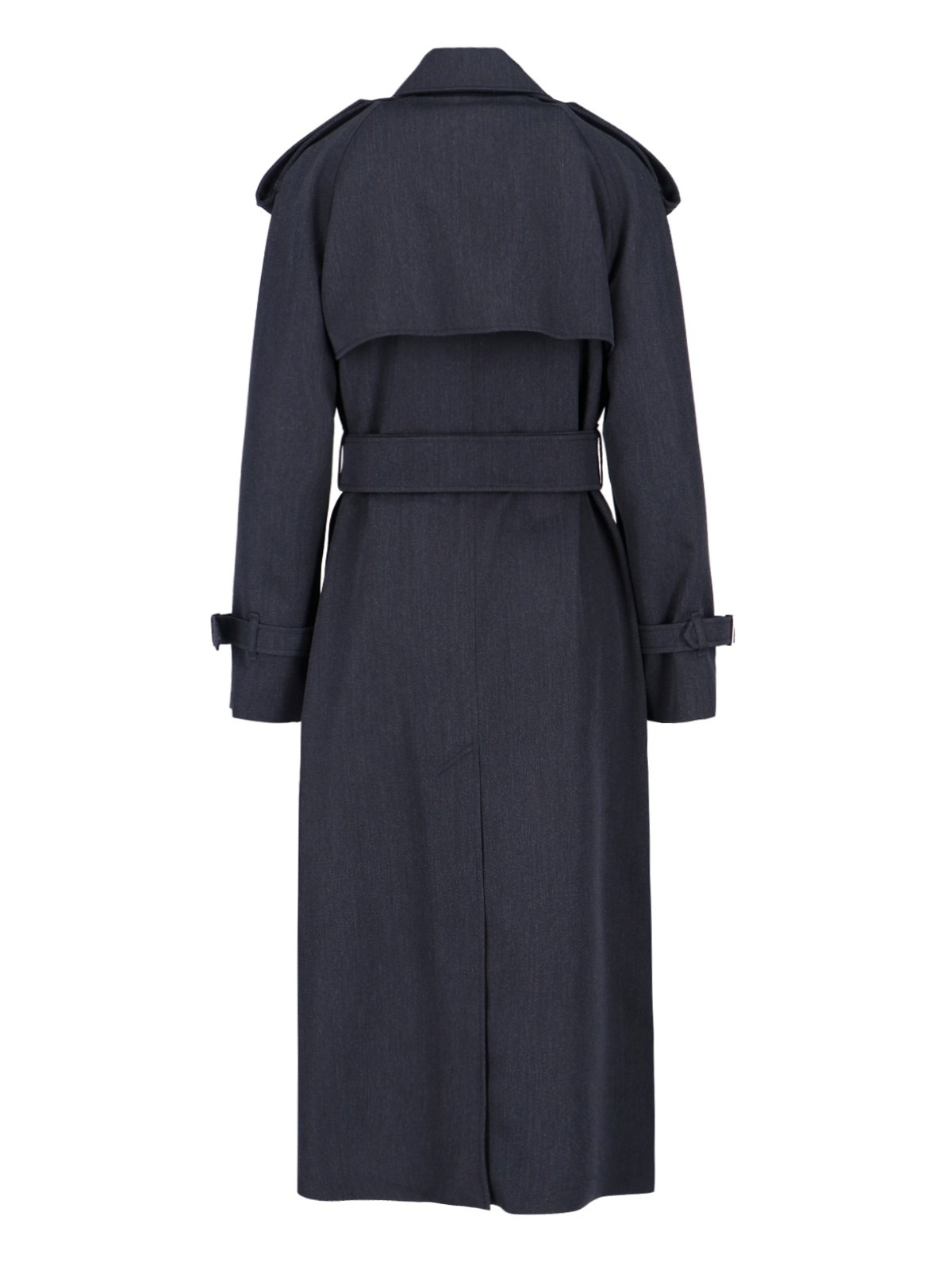 VIRGIN WOOL MIDI TRENCH COAT - 2