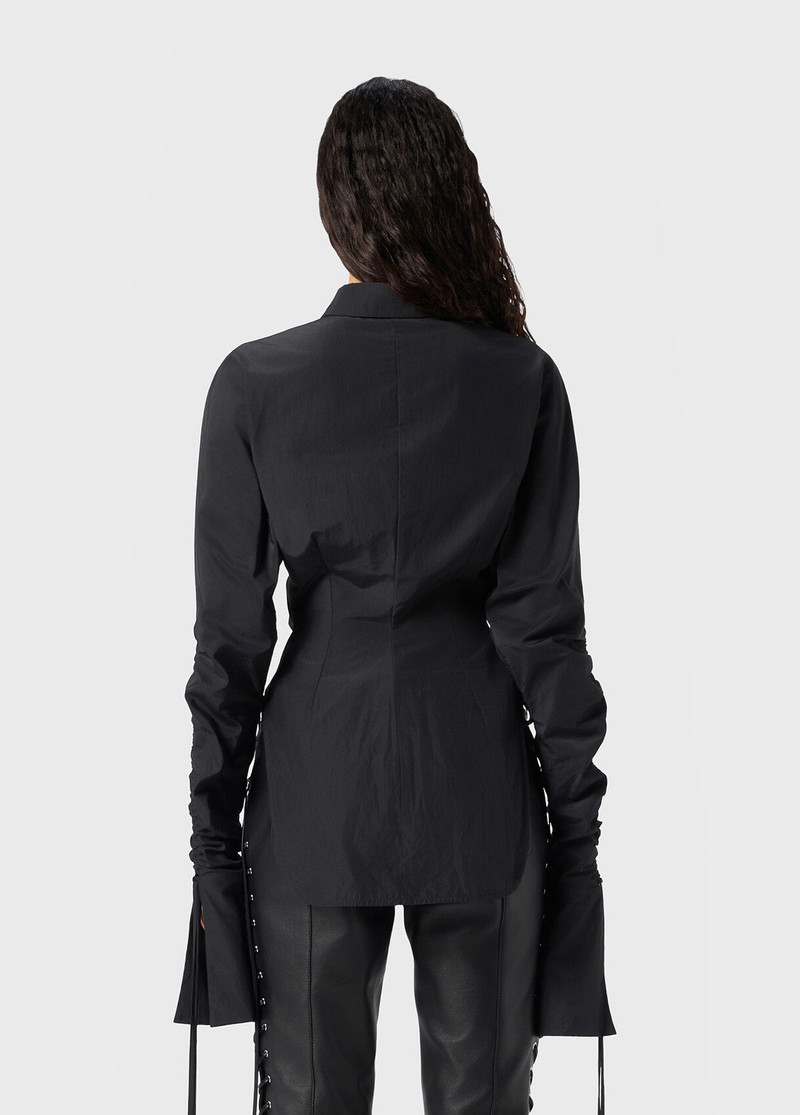 SHIRT IN SHINY CANVAS 3