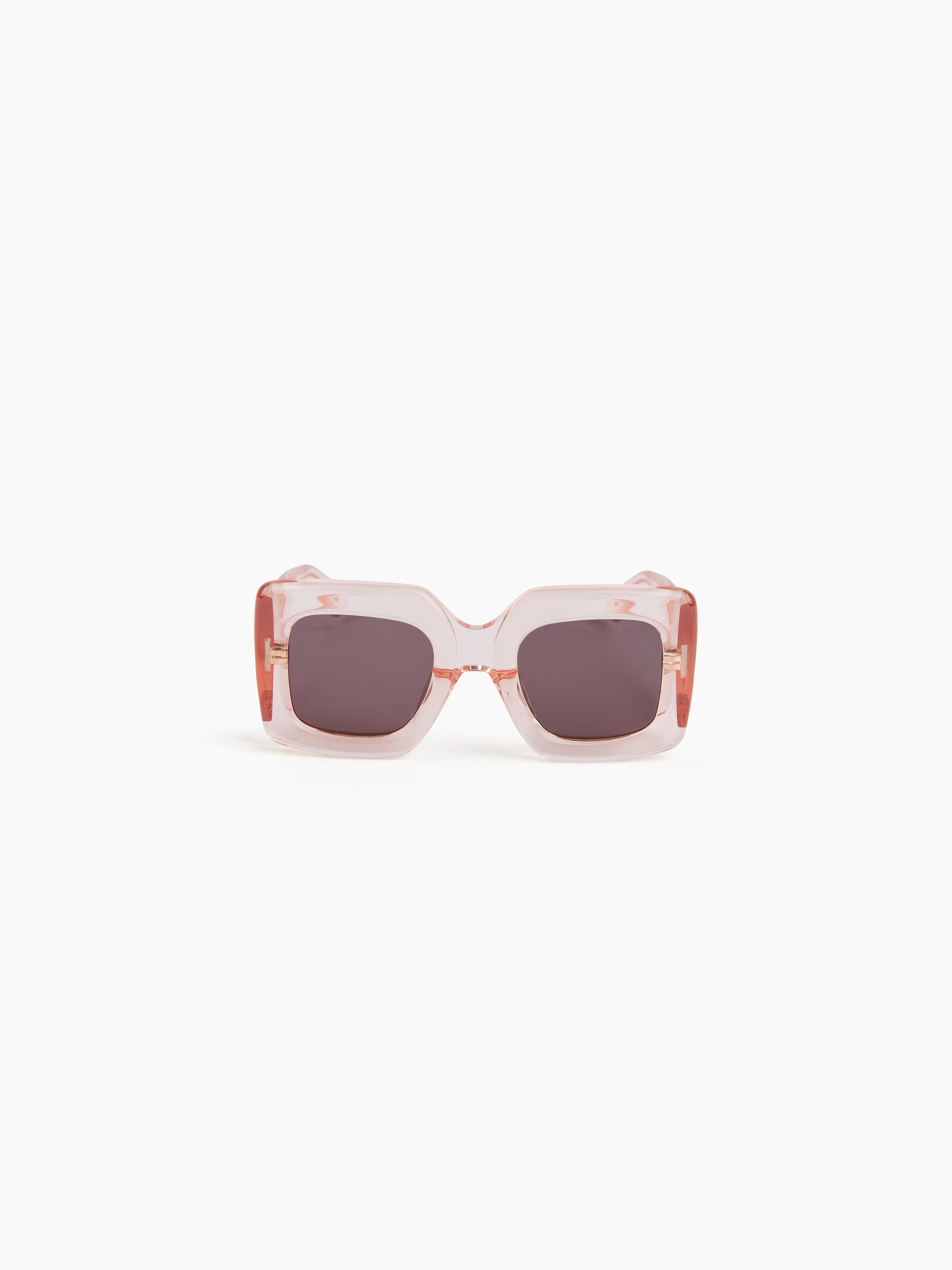 Precious square shiny transparent Sunglasses - 1