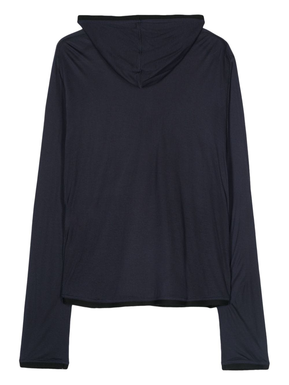 fine-knit hoodie - 2