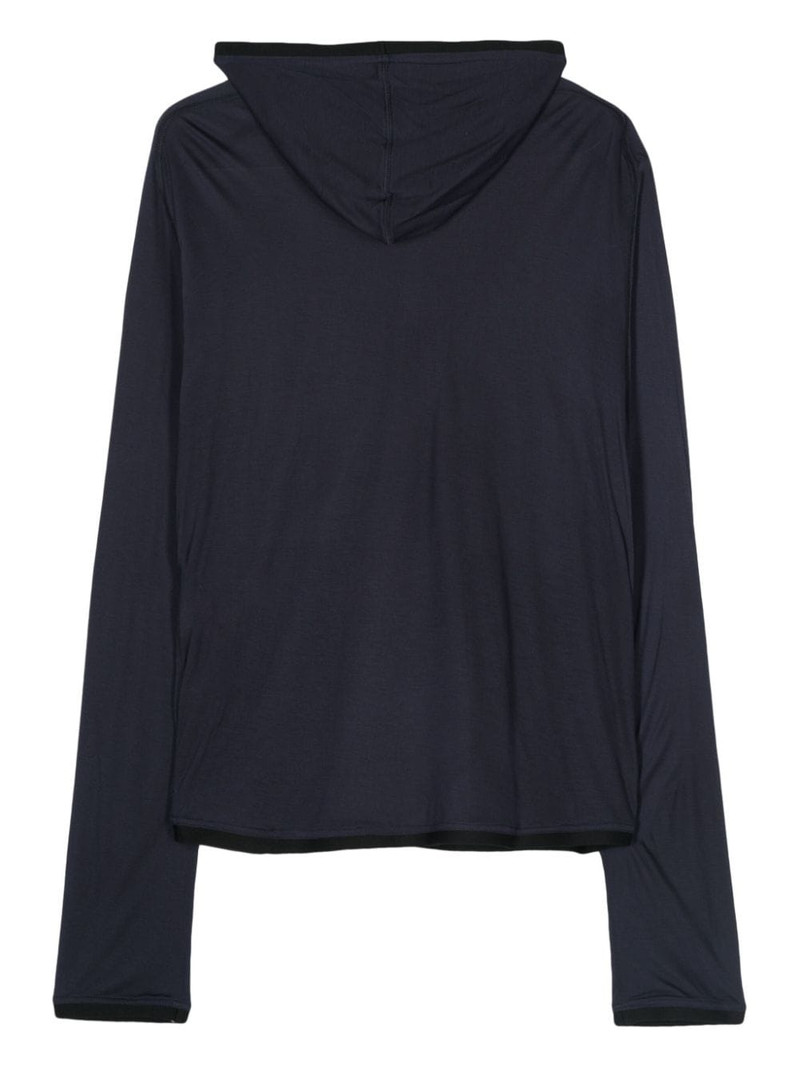 RANRA fine-knit hoodie outlook