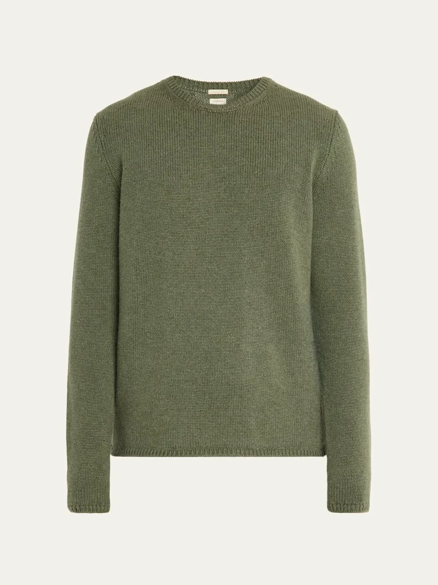 Men's Cashmere Knit Crewneck Sweater - 1