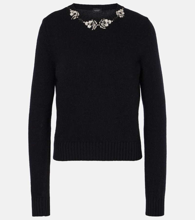 Embellished wool sweater - 1
