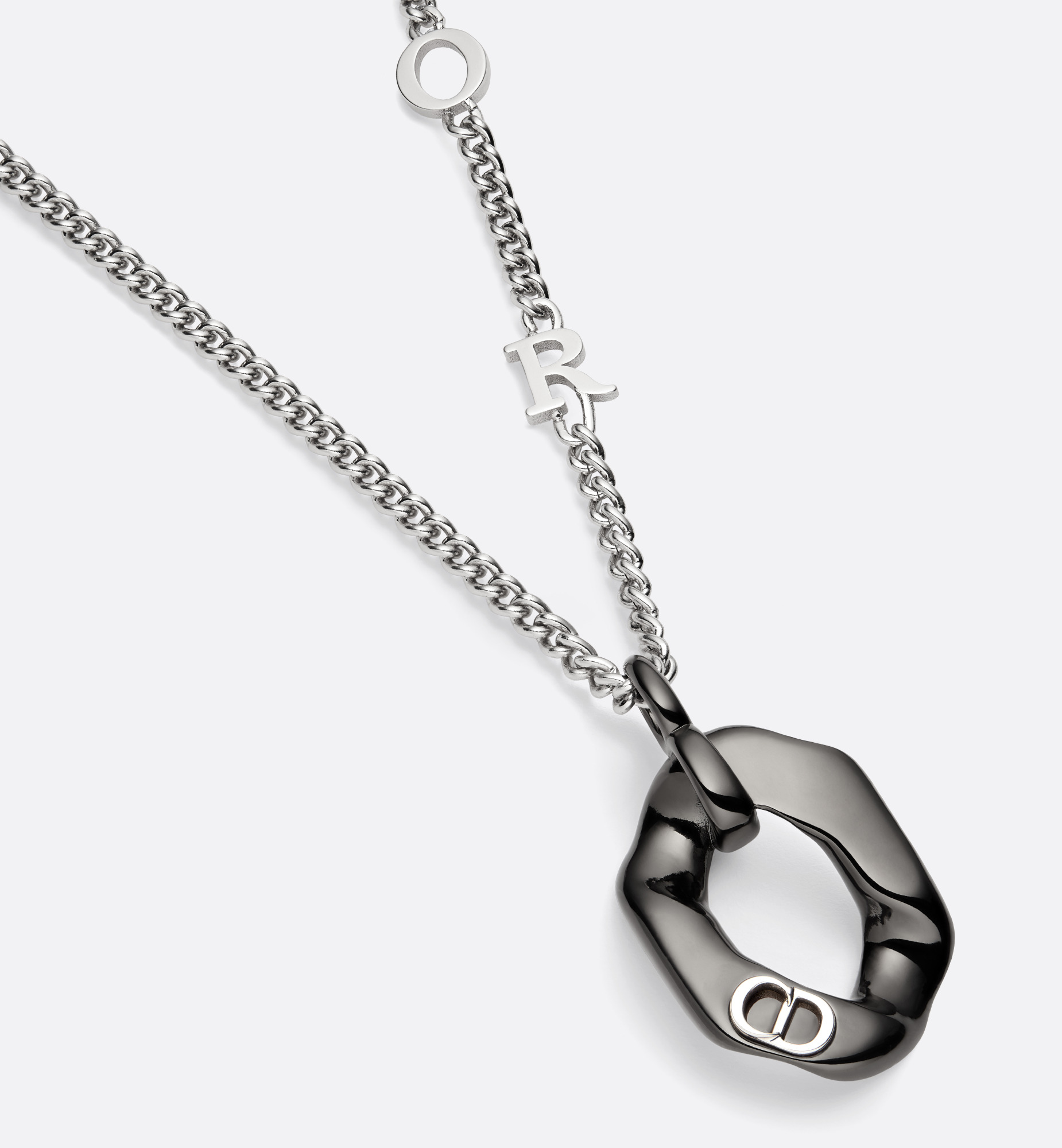 Dior Contrast Pendant Necklace - 2