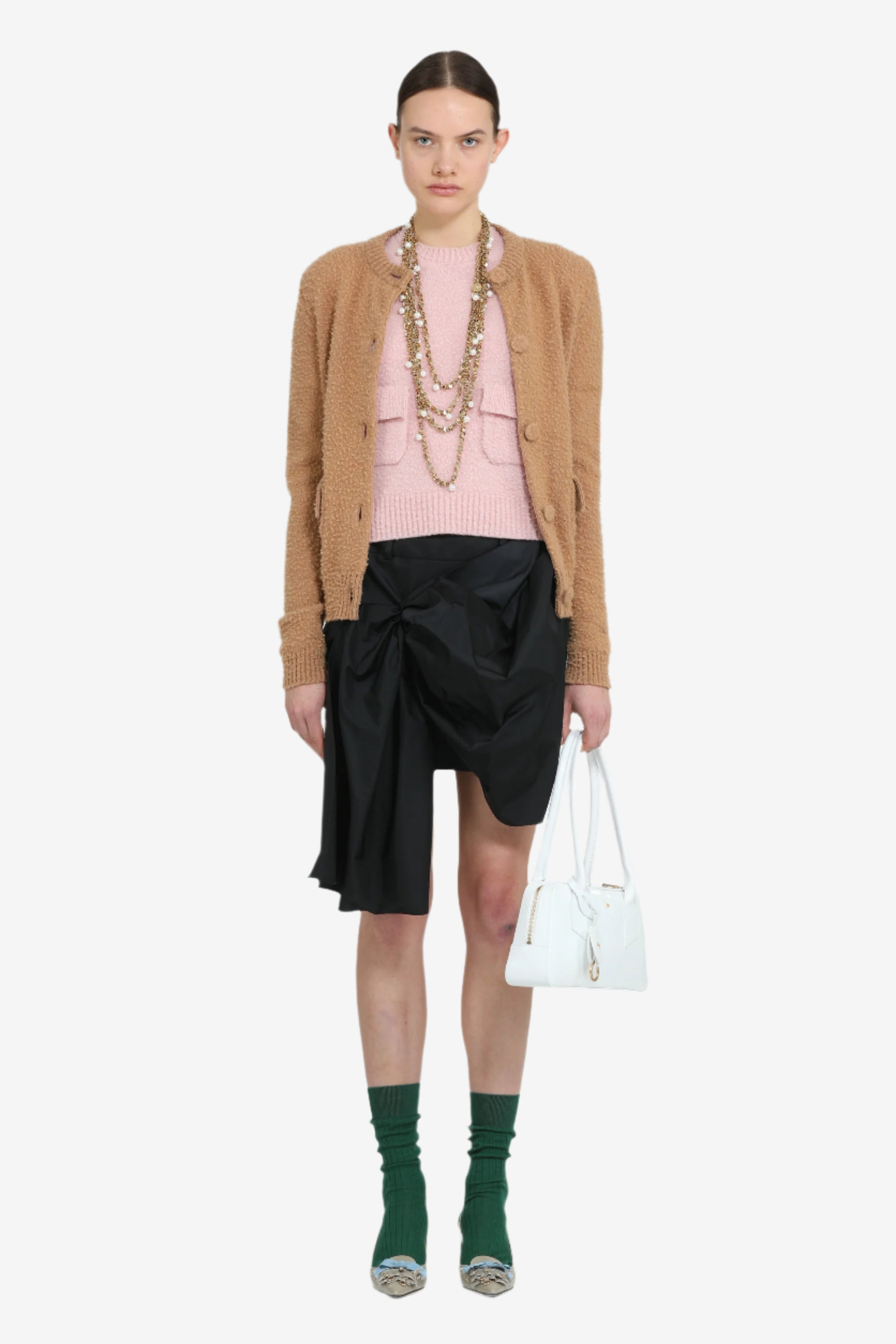 MINI SKIRT WITH MAXI BOW - 4