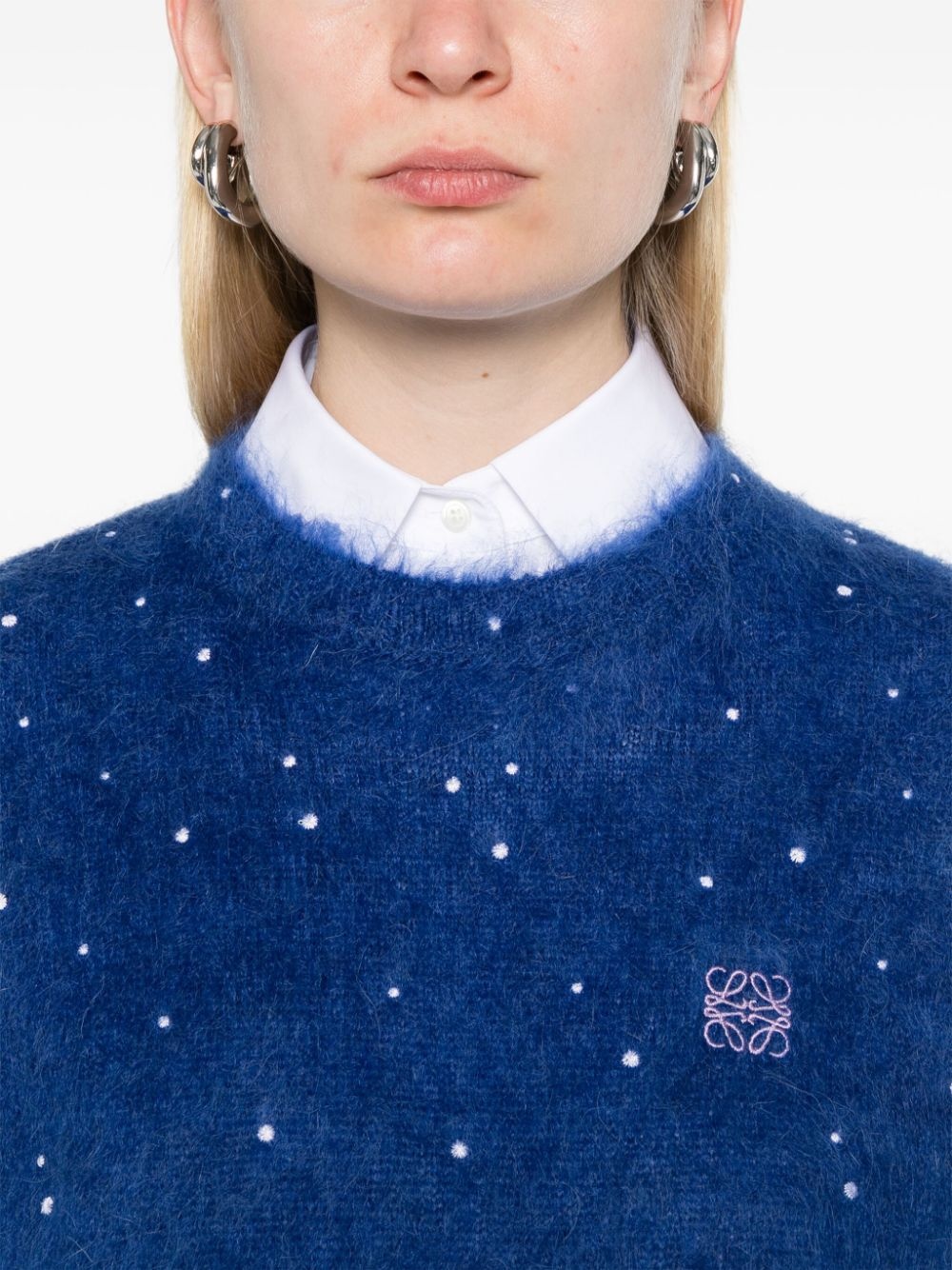 brushed-effect sweater - 5