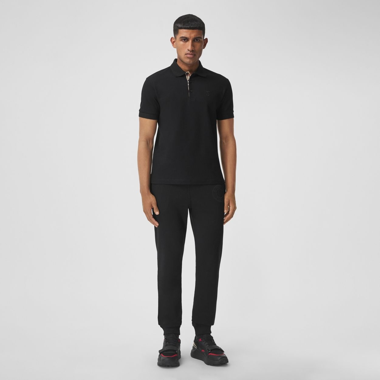 Monogram Motif Cotton Piqué Polo Shirt - 2